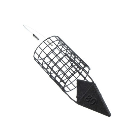 Metallic feeder X-Feeder ME Bullet 4K M Grid, Matt Black, 80 g, 35 ml-1