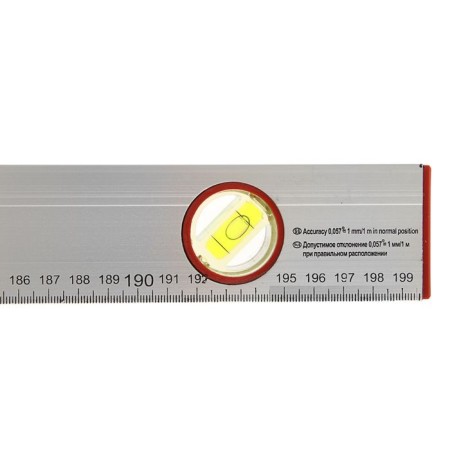 Aluminum level Sparta, 200 cm, 3 eye, ruler-3