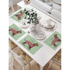 A set of napkins for setting the table 