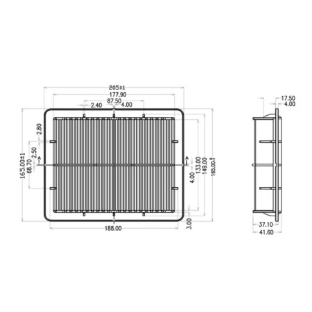 Air filter Totachi TA-3754