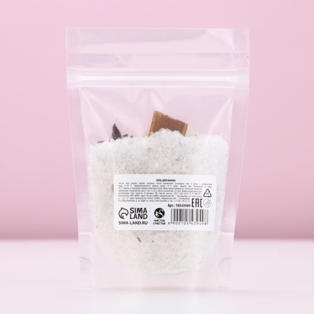 Bath salt with additives, 150 grams, cinnamon aroma, new year-4