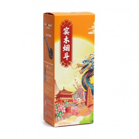 Cooling tube for tobacco "Commander premium", classic, red sandalwood, length 17-8