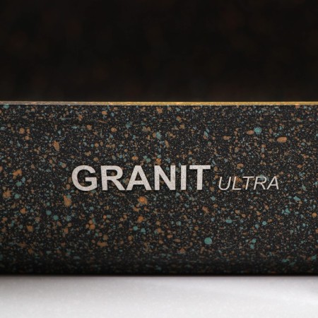 Baking sheet Granit Ultra, 36.5 × 26 × 5.5 cm, anti -stick coating, black color-3