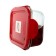Oursson glass container, 370 ml, red