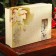 A set for the tea ceremony ceramic "delicate flower", 7 items: a kettle 180 ml, 6 cups 70 ml, white color