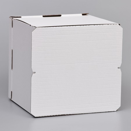 Box for a cake with a window, "cake", white, 30 x 30 x 30 cm-3