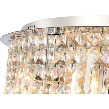 Ceiling chandelier DINARA 6XE14 40W, size 60x60x26 cm, color chromium-2
