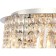 Ceiling chandelier DINARA 6XE14 40W, size 60x60x26 cm, color chromium