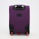 Small 20 suitcase, a lightning department, with extension, code castle, 3 wheels, 2 outer pockets, purple color