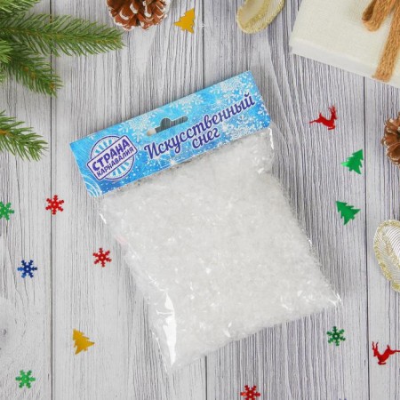 Artificial snow, 50 g, transparent