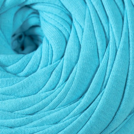 Knitted yarn secondary 90% cotton, 10% p/e, 100m/450 ± 50 g (turquoise)-2