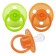 Nipple - Silicone dummy classic, from 6 months., Mix color, set 2 pcs.