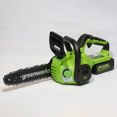 DREAL DREE BATCOMAL GREENWORKS G24CS25, without battery/ZU, 24 V, tire 25 cm, groove 1.1 mm-5