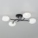 Ceiling chandelier Citilux "Florida" CL148145, 65.5x51x14.5 cm, 4x60W, E14, Black Color Black