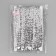 Decorative braid with sequins, elastic band, 2 cm, 9 ± 0.5 m, silver color