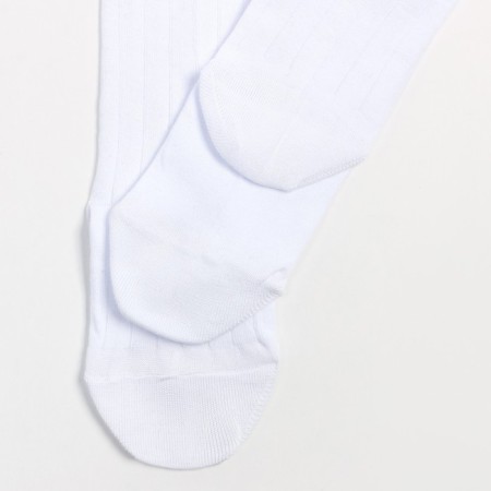 Pantyhose children's “vertical strip”, white color, height 140-146-1