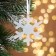 Harvesting - Snowflake suspension with a protective film, set 2 pcs., Size 1 pc. - 7 × 8 cm