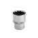 Thile head Stels 13668, under the square, 1/2 ", 22 mm, twelve -sided, chrome