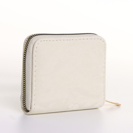 Women's wallet with lightning, beige color