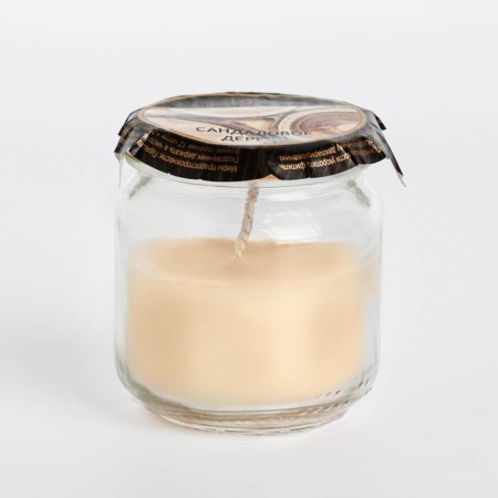 Aromatic candle in the jar "sandalwood"-4