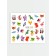 Slider - Nail Design "Watercolor Graphics", packing 6 pcs, multi -colored