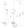 Lemark Brava LM4762G shower system, tropical shower, shower set, brass, gold
