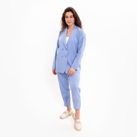 Casual Casual Set (jacket and trousers), blue, size 42