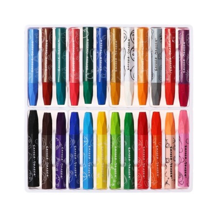 Oil pastel 24 colors "Kalyak-Malyak", thickened, 11 mm, hexagonal-1