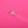 Straps silicone, fittings metal, 1.5 cm, 37 cm, steam, color transparent