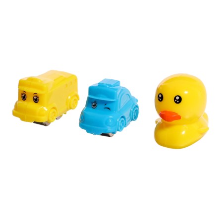 The track for playing the bathroom "Duck Hill", on suction cups, is attached to the wall-13