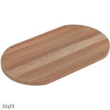 Cutting board Lenardi, oval, size 31x53 cm