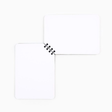 Notepad A6, 40 sheets on a mowing crest. White sheets. "Raccoon"-1