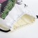 Bag for shoes on the lace, white color