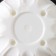 Pot for flowers with a “Wave” pallet, 0.65 l, d = 11.5 cm, snow -white color