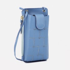 Baby bag on magnet, long belt, blue color