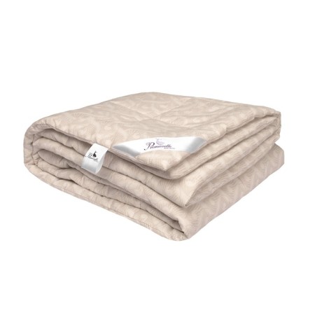 ORGANIC COTTON blanket, size 200x220 cm, light-coffee color
