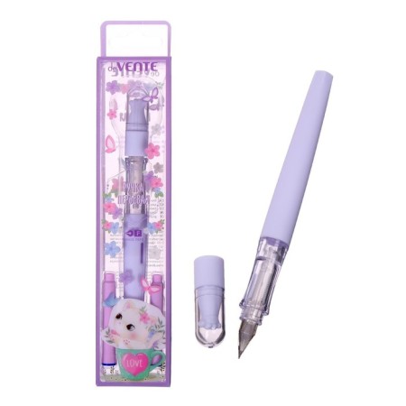 School feathers, DEVENTE EASY WRITER, pen size m, 0.8 mm, with 2 spray cans, blue ink, mix