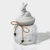 Glass Bank for bulk products with a ceramic lid of the bunny, 600 ml