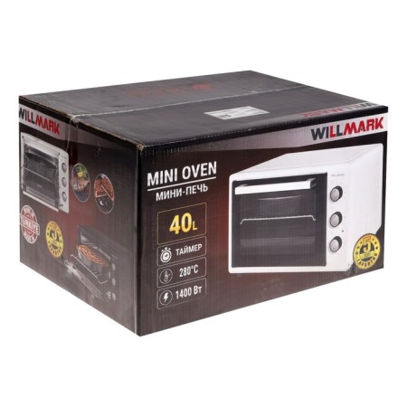 Mini-fucked Willmark WOF-405BL, 1400 W, 40 l, timer, up to 300 ° C, black-1