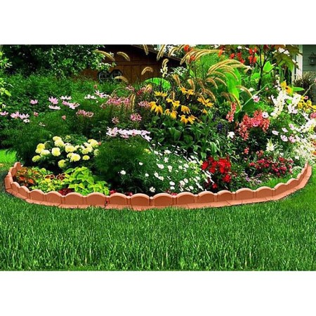 Border "Wave", length 3.2 m, terracotta-3