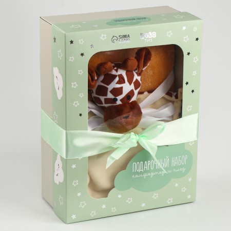 Gift set: Comforter+Giraffe blanket-1