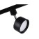 Single -phase track lamp Ambrella track system GL5357, GX53, black color
