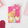 Clips children's "chosen" heart, color beige-brown