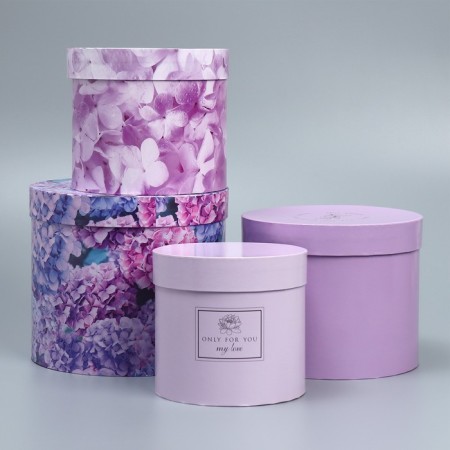 A set of hats for colors 4 in 1, gift packaging, Lavender, 14 x 13 cm - 20 x 17.5 cm-1