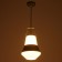 Lamp Bayerlux 1653/1gr E27 40W dark green 25x26x40-135 cm