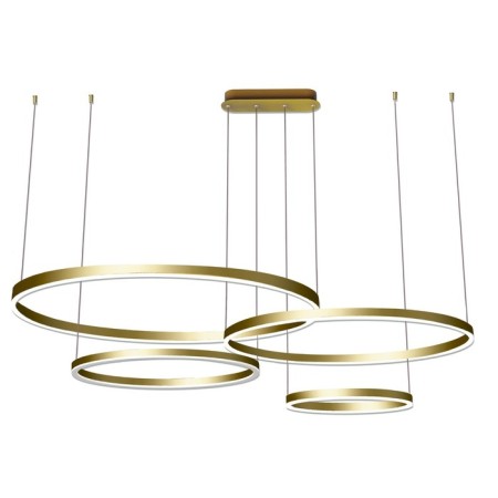 Suspension "Thor", size 150x100x40+60+80+100x150 cm, 174W, LED, 4000K, Dimmic, with FDU