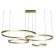 Suspension "Thor", size 150x100x40+60+80+100x150 cm, 174W, LED, 4000K, Dimmic, with FDU