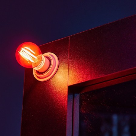 LED LED Uniel, E14, 5 W, red glow-1
