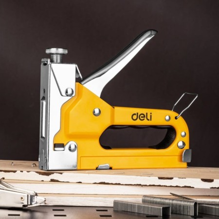 Construction Stapler Deli DL238104 98417, Capes set, types D, T, U, 2000 pcs.-3