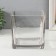 Glass of glass per 1 candle "Square" transparent 15x15x15 cm